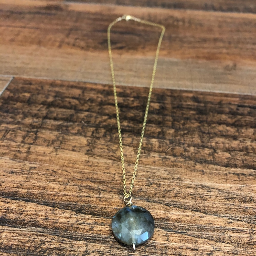 Single gem necklace
